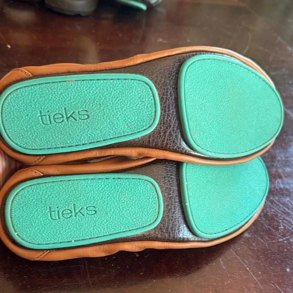 Tieks size 9 Brown Leather Ballet Flats - Picture 3 of 5